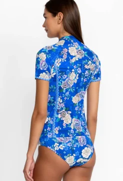 Discount Johnny Was Surf Shirt Blue Dove