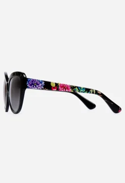 New Johnny Was Sydnee Sunglasses Black Printed Dreamer Noir