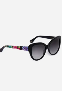 New Johnny Was Sydnee Sunglasses Black Printed Dreamer Noir