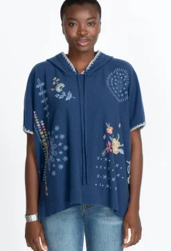 Sale Johnny Was Taryn Poncho Azul