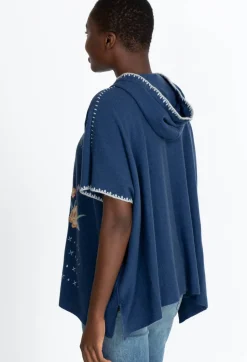 Sale Johnny Was Taryn Poncho Azul