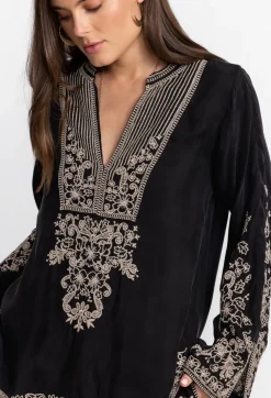 Outlet Johnny Was Tempest Blouse Black
