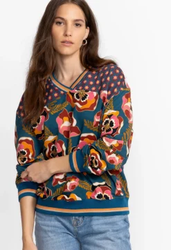 Discount Johnny Was Tennis Sweatshirt Promisino