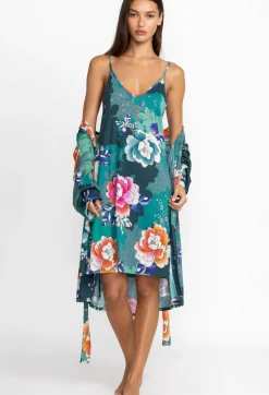 Johnny Was The Brigette Cami Sleep Dress Tura Turquoise