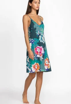 Johnny Was The Brigette Cami Sleep Dress Tura Turquoise