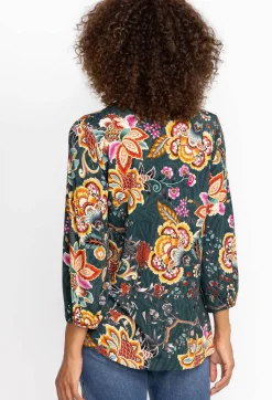 Johnny Was The Janie Favorite Puff Sleeve Knit Tee Orizaba