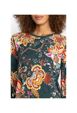 Johnny Was The Janie Favorite Puff Sleeve Knit Tee Orizaba