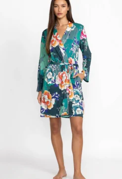 Discount Johnny Was The Jonesy Sleep Robe Tura Turquoise