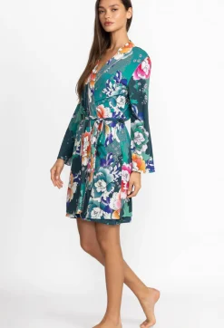 Discount Johnny Was The Jonesy Sleep Robe Tura Turquoise
