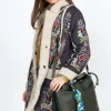 Online Johnny Was Vanessa Italian Leather Shopper Forest