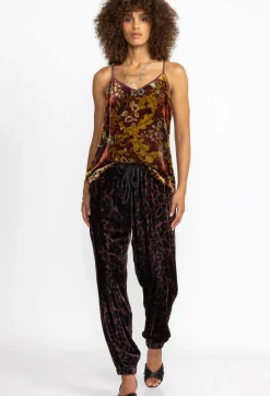 Outlet Johnny Was Velvet Jogger French Leopard