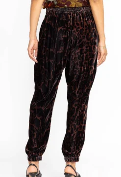 Outlet Johnny Was Velvet Jogger French Leopard