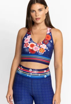 Discount Johnny Was V-Front Sports Bra Pajaro