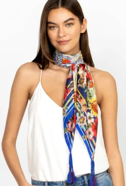 New Johnny Was Wild Flower Scarf Multi