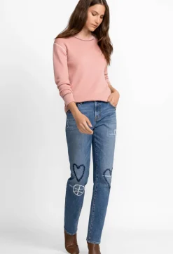 Sale Johnny Was Woodstock Boyfriend Jean Destroyed Indigo