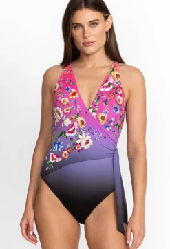New Johnny Was Wrap One Piece Ombre Garden