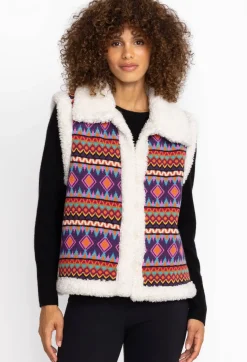 Online Johnny Was Yuya Sherpa Reversible Vest Multi