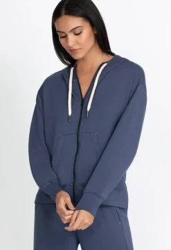 Sale Johnny Was Zip Hoodie Side Slits Outer Space